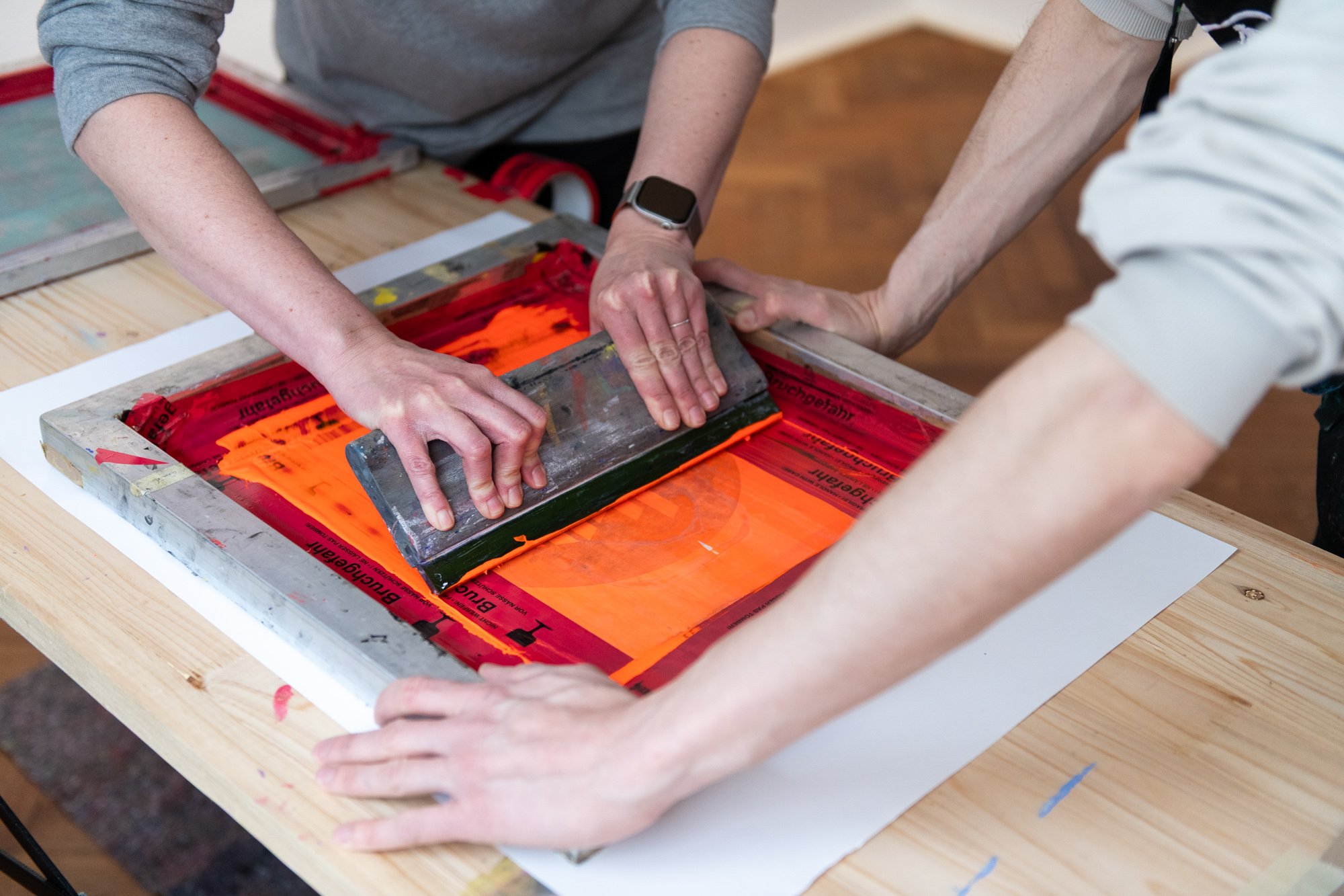 Siebdruck-Workshop – »Tag der Druckkunst« im Galerie BOHAI e.V.